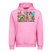 Fuchsia Pink teaching little pumpkins Urban Hoodie - CowGirlArtShop