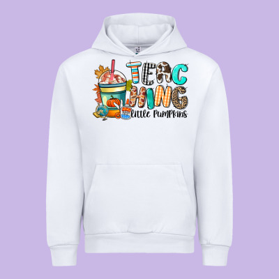 Teaching Little Pumpkins Urban Hoodie Designed By Cowgirlartshop