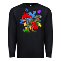 Black autism t rex Premium Sweatshirt - Artiststas