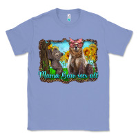 Colony Blue mama bear sees all with sunflowers Classic Tee - Artiststas