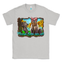 Moon Dust mama bear sees all with sunflowers Classic Tee - Artiststas