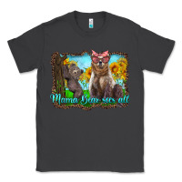 Smoke mama bear sees all with sunflowers Classic Tee - Artiststas