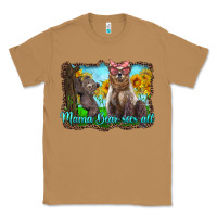 Toasted Coconut mama bear sees all with sunflowers Classic Tee - Artiststas