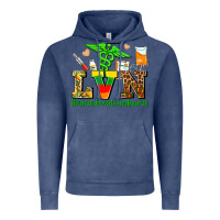 Vintage Denim lvn juneteenth licensed vocational nurse with croc Vintage Hoodie - AdoDesignShop