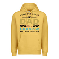 Antique Gold i have two titles dad and grandpa Premium Hoodie - Bettercallsaul