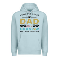 Blue Mist i have two titles dad and grandpa Premium Hoodie - Bettercallsaul