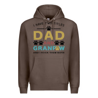 Coffee i have two titles dad and grandpa Premium Hoodie - Bettercallsaul