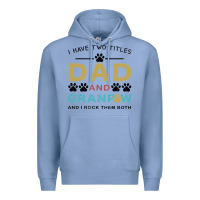 Colony Blue i have two titles dad and grandpa Premium Hoodie - Bettercallsaul