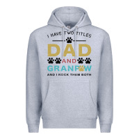 Heather Grey i have two titles dad and grandpa Premium Hoodie - Bettercallsaul