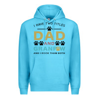 Ocean Blue i have two titles dad and grandpa Premium Hoodie - Bettercallsaul