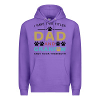 Purple i have two titles dad and grandpa Premium Hoodie - Bettercallsaul