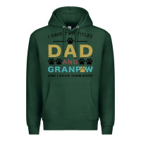 Sports Green i have two titles dad and grandpa Premium Hoodie - Bettercallsaul