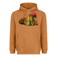 Meerkat Gymnocalycium Variegated Cactus Heavyweight Hoodie - LillyAllenDesigns
