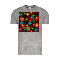 Cloud Rock christmas lights seamless pattern Vintage Tee - BundleAndBundleShop