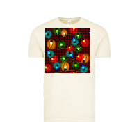 Vintage Arctic christmas lights seamless pattern Vintage Tee - BundleAndBundleShop
