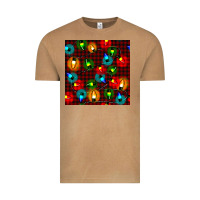 Vintage Camel christmas lights seamless pattern Vintage Tee - BundleAndBundleShop