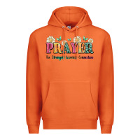 Carrot prayer the strongest wireless connection Premium Hoodie - JahusDesignShop