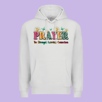 Prayer The Strongest Wireless Connection Premium Hoodie Designed By Jahusdesignshop