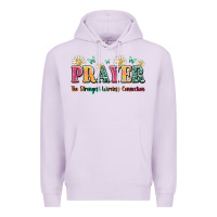 Lilac prayer the strongest wireless connection Premium Hoodie - JahusDesignShop