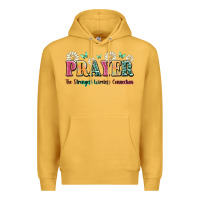 Mustard prayer the strongest wireless connection Premium Hoodie - JahusDesignShop