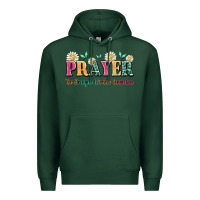 Sports Green prayer the strongest wireless connection Premium Hoodie - JahusDesignShop