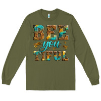 Army Green Western Bee You Tiful Bee Long Sleeve Tee - LillyAllenDesigns