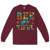 Burgundy Western Bee You Tiful Bee Long Sleeve Tee - LillyAllenDesigns