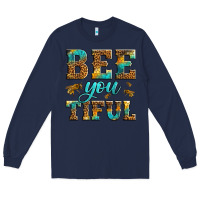 Navy Western Bee You Tiful Bee Long Sleeve Tee - LillyAllenDesigns