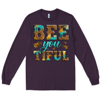 Plum Western Bee You Tiful Bee Long Sleeve Tee - LillyAllenDesigns