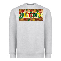 Heather Grey juneteenth licence plate template Heavyweight Sweatshirt - Artiststas