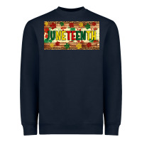 Navy juneteenth licence plate template Heavyweight Sweatshirt - Artiststas