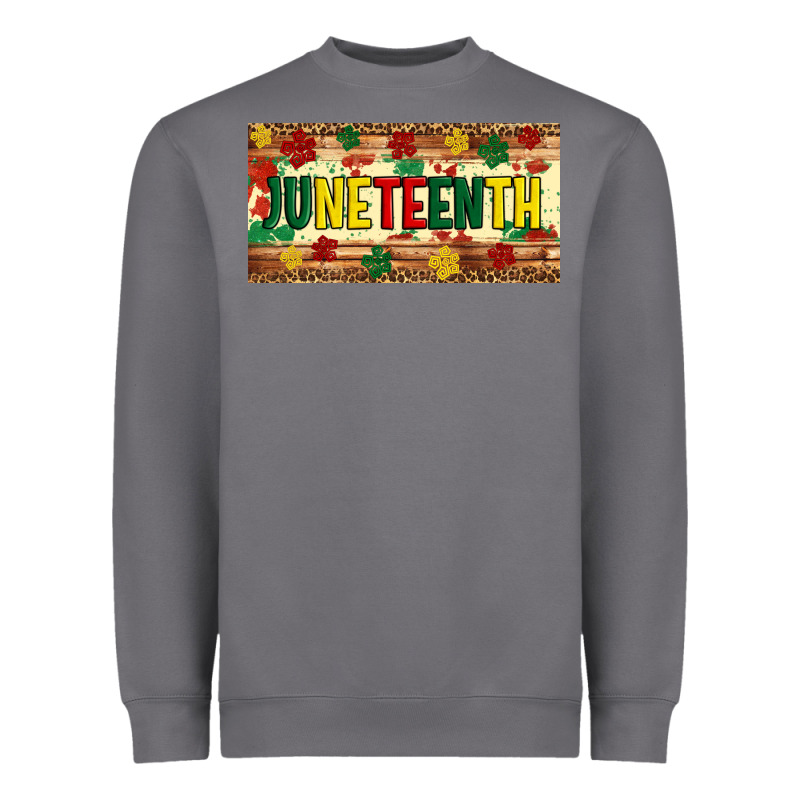 Juneteenth Licence Plate Template Heavyweight Sweatshirt by Artiststas | Teevron