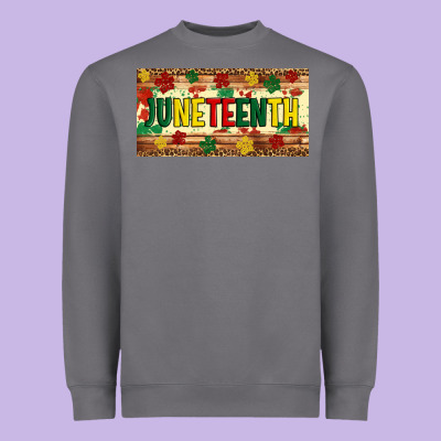 Juneteenth Licence Plate Template Heavyweight Sweatshirt Designed By Artiststas