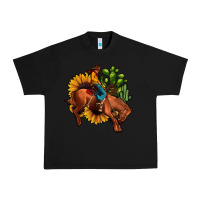 Black rodeo cowboy sunflower cactus Urban Heavy Tee - JahusDesignShop