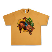 Peanut Butter rodeo cowboy sunflower cactus Urban Heavy Tee - JahusDesignShop