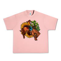 Salmon rodeo cowboy sunflower cactus Urban Heavy Tee - JahusDesignShop