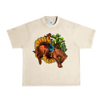 Sandshell rodeo cowboy sunflower cactus Urban Heavy Tee - JahusDesignShop