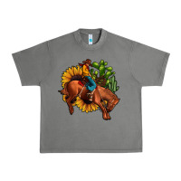 Tornado rodeo cowboy sunflower cactus Urban Heavy Tee - JahusDesignShop