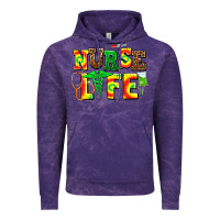 Cloud Purple juneteenth nurse life Vintage Hoodie - AdoDesignShop