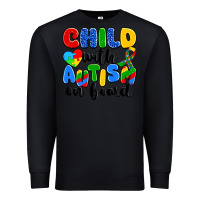 Black child with autism on board Premium Sweatshirt - Artiststas