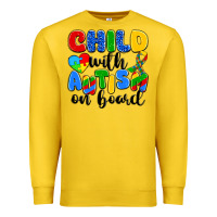 Lemon child with autism on board Premium Sweatshirt - Artiststas