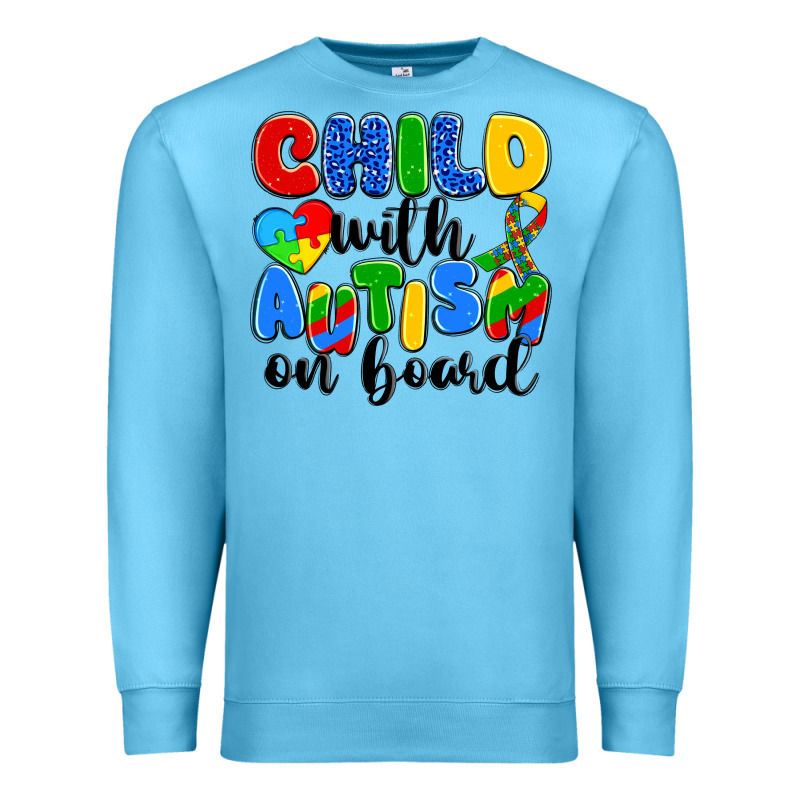 Child With Autism On Board Premium Sweatshirt by Artiststas | Teevron