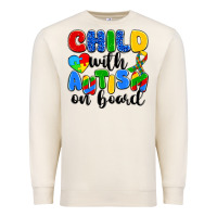 Sandshell child with autism on board Premium Sweatshirt - Artiststas