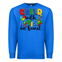 True Royal child with autism on board Premium Sweatshirt - Artiststas