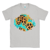 Moon Dust glitter leopard turquoise patch Classic Tee - AdoDesignShop