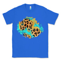 True Royal glitter leopard turquoise patch Classic Tee - AdoDesignShop