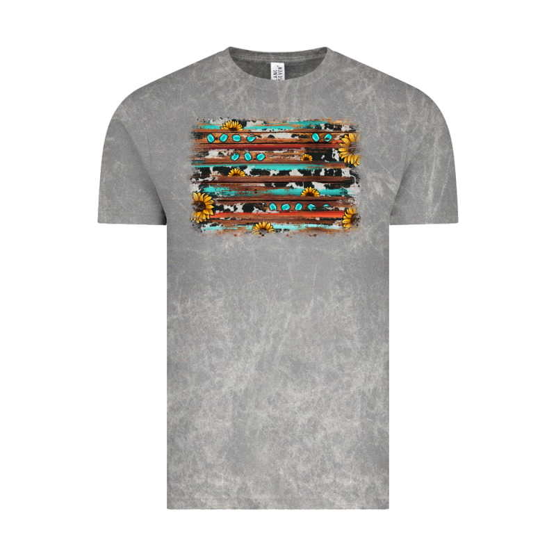 Sunflower Gemstone Background Vintage Tee by JahusDesignShop | Teevron