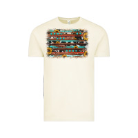 Vintage Arctic sunflower gemstone background Vintage Tee - JahusDesignShop