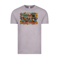 Vintage Zinc sunflower gemstone background Vintage Tee - JahusDesignShop