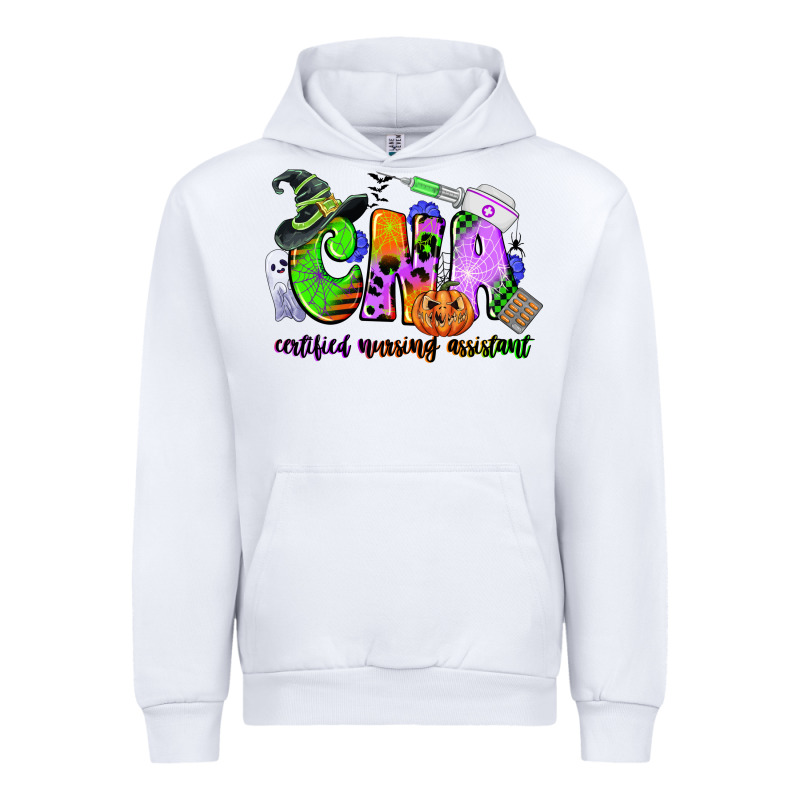 Cna Certified Nursing Assistant Halloween Urban Hoodie by CowGirlArtShop | Teevron
